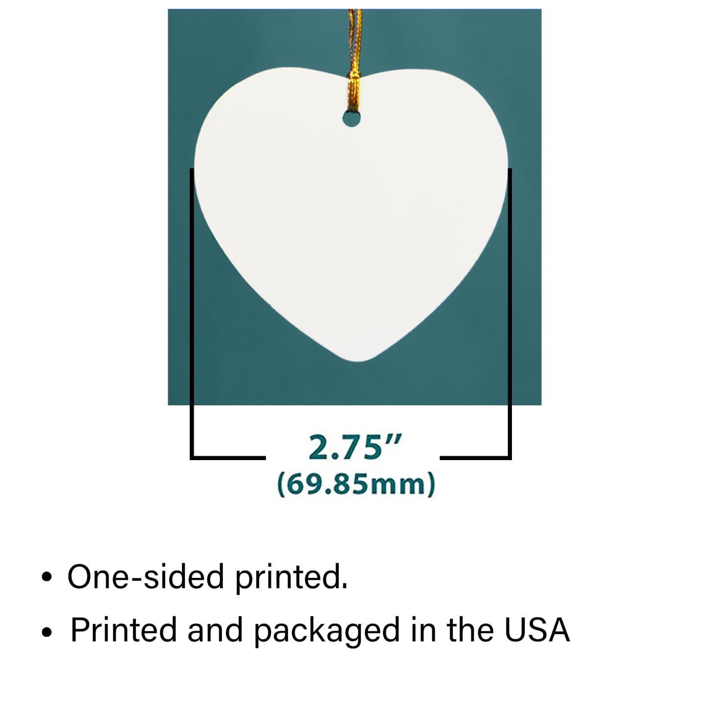 Ciciron Personalized Photo Any Lost Loved Ones Ornament Christmas 2024, I Loved You Your Whole Life I\'ll Miss You for The Rest of Mine Ornament, Custom in Memory of Loved One Ornament Gift with Picture Name