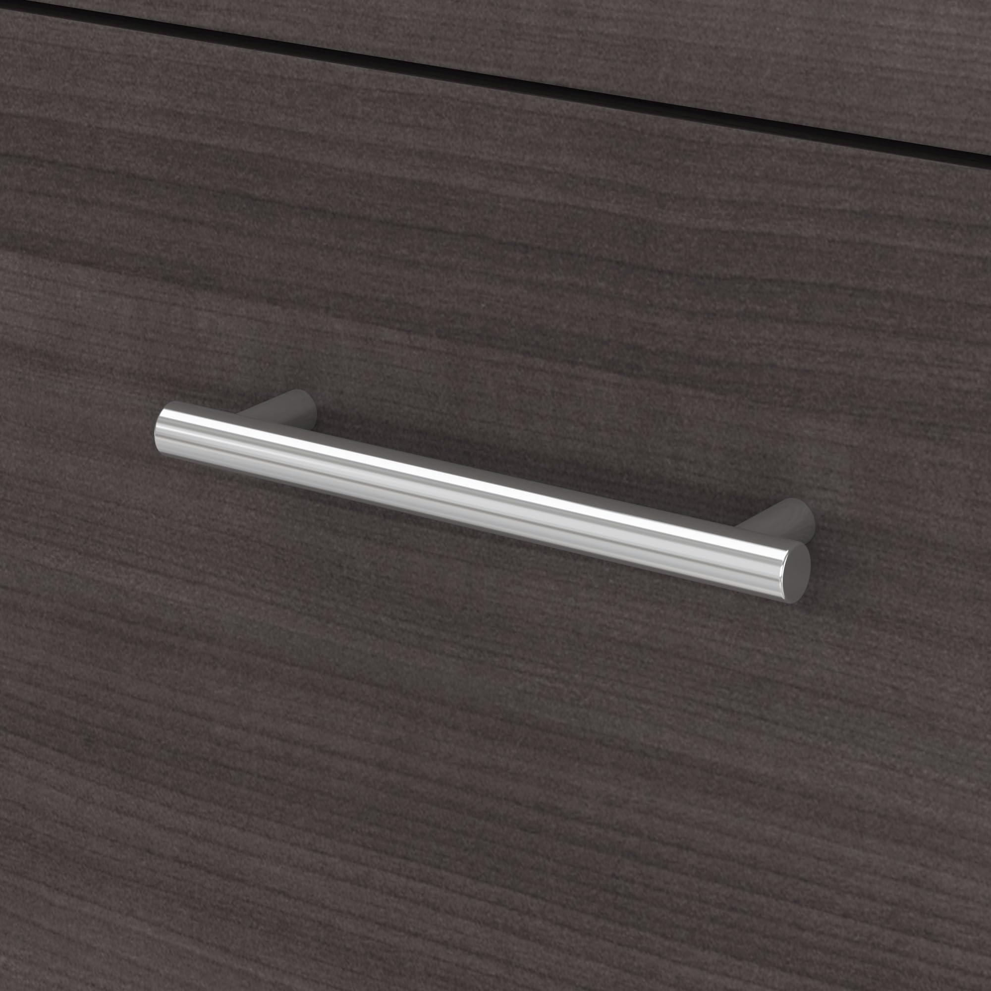 Bush Furniture Bush Furniture Somerset 72W Office Desk with Drawers in White and Storm Gray | Large Wooden Computer Table for Home Office Workspace