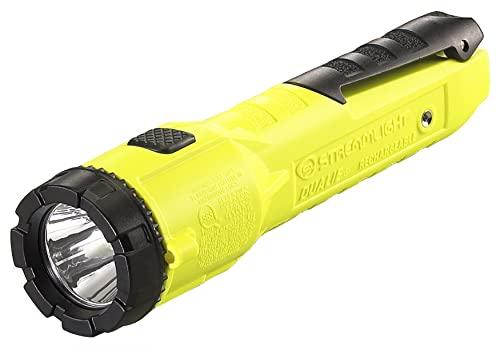 Streamlight Streamlight 68734 Dualie 275-Lumen Dual Function Intrinsically Safe Rechargeable Flashlight with 12V DC Direct Wire Charger, Yellow