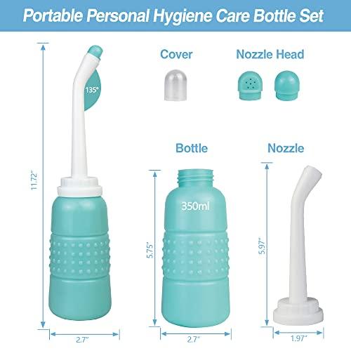 TopQuaFocus TopQuaFocus 12oz Perineal Bottle for Postpartum Care Portable Travel Peri Sprayer Bidet Postpartum Recovery Essentials After Birth Cleaning for Mom Baby Personal Hygiene Care Hemorrhoid Treatment