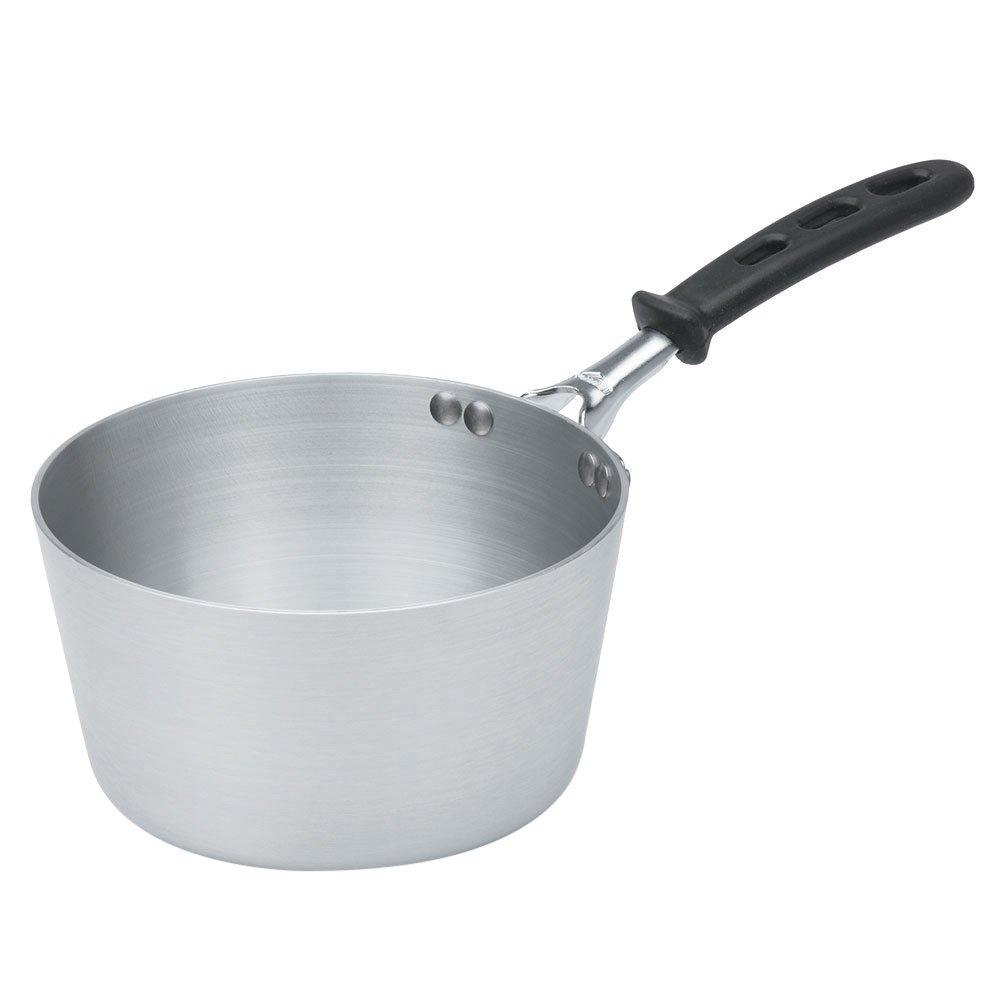 Vollrath Tapered Nat. Finish Aluminum 7 qt Sauce Pan w/ TriVent Handle