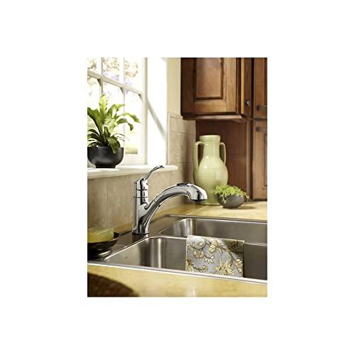 Moen Moen Renzo One Handle Chrome Pull Out Kitchen Faucet