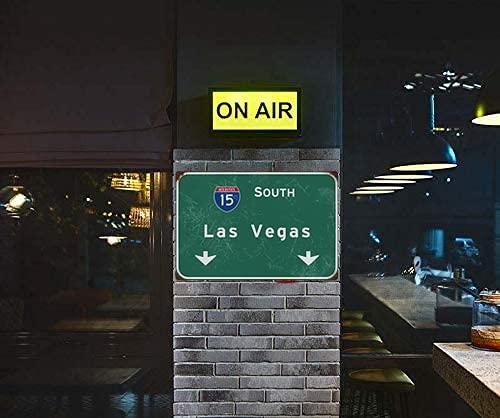 Bakaevsm Metal Sign Highway Sign Interstate 65 North Indianapolis Retro Wall Decoration Bar Club Airport Direction Sign Wall Hanging 12x16 Inches