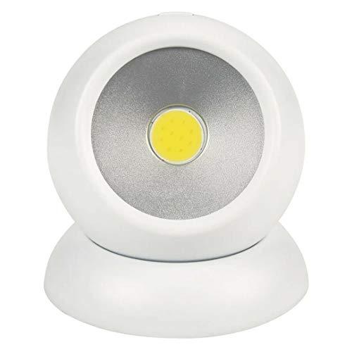 UNINEX INTERNATIONAL Uninex KL1013 360 COB LED Portable Work Light with Magnetic Base, Sphere Shaped, 180 Lumens