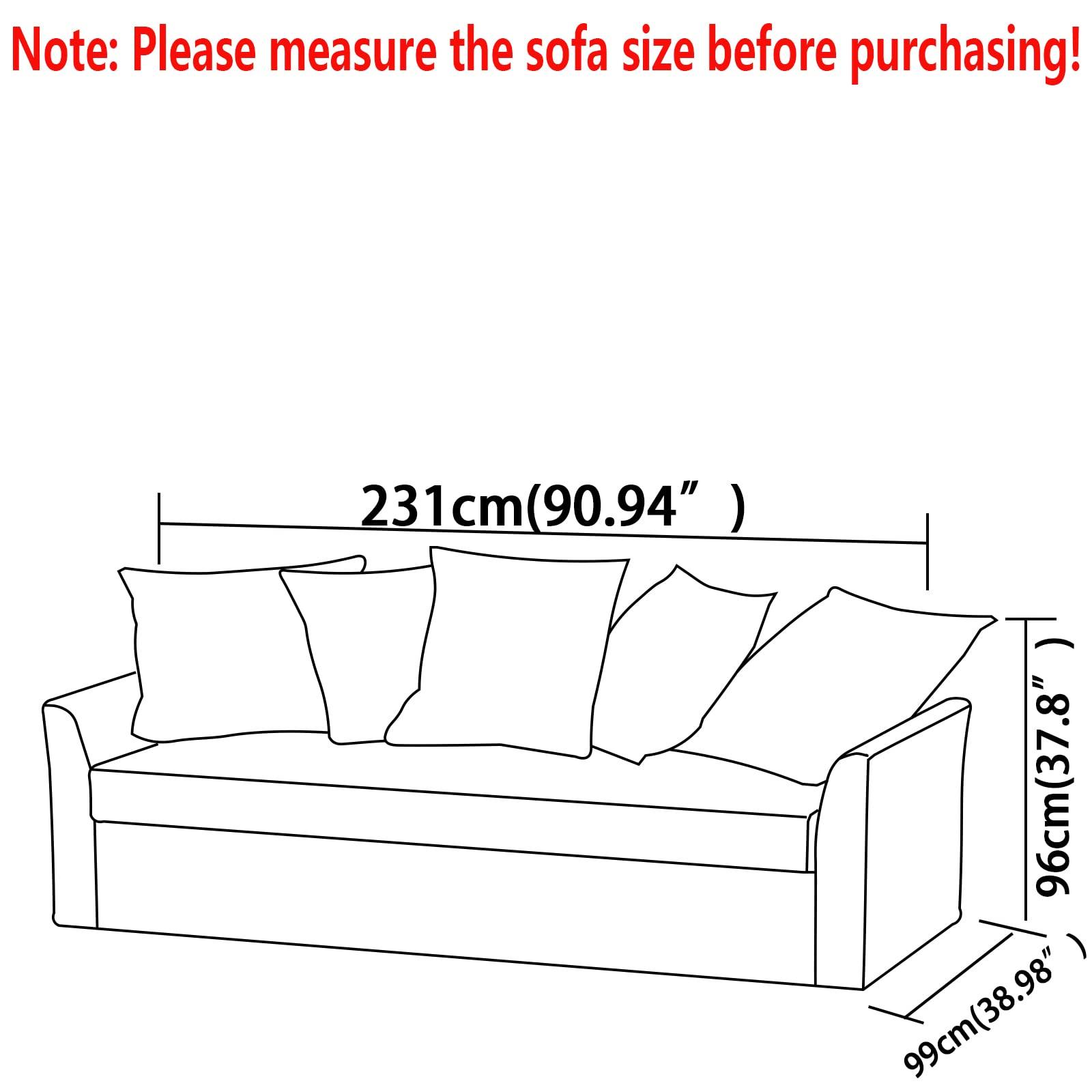 Qiaoben Custom Made Holmsund Couch Bed Velvet Replacement Covers Fits IKEA Holmsund Sofa Bed,Holmsund Sleeper Sofa Cover,Only Cover.(Don\'t Fit Friheten Series Sofa) (Neon Powder)