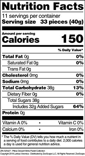 Larissa Veronica Pillow Dessert Mints Pastel Collection (16 oz, ZIN: 525427) - 2 Pack