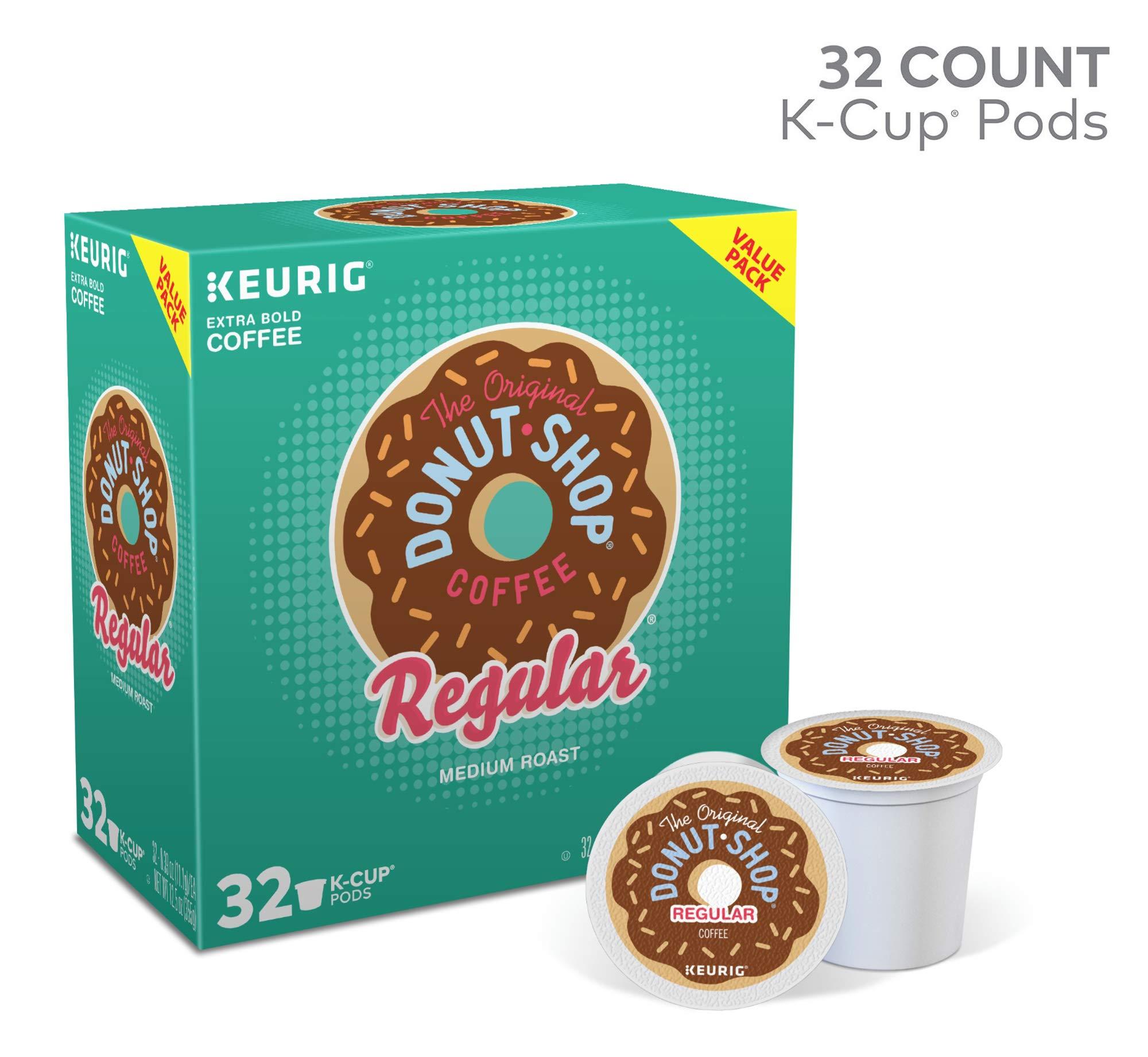 Keurig Keurig K-Mini Single Serve Coffee Maker with Donut Shop Coffee Pods, 32 count