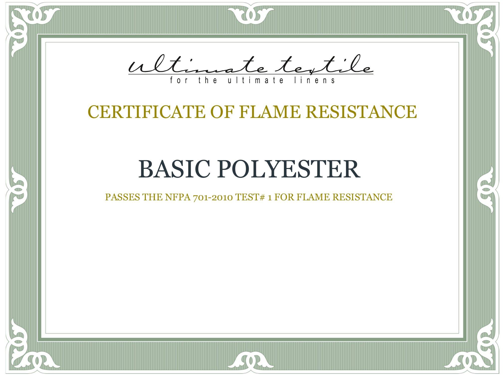 Ultimate Textile Ultimate Textile 4 ft. Fitted Polyester Tablecloth - Fits 30 x 48-Inch Rectangular Tables - 42" H, Midnight Navy Dark Blue