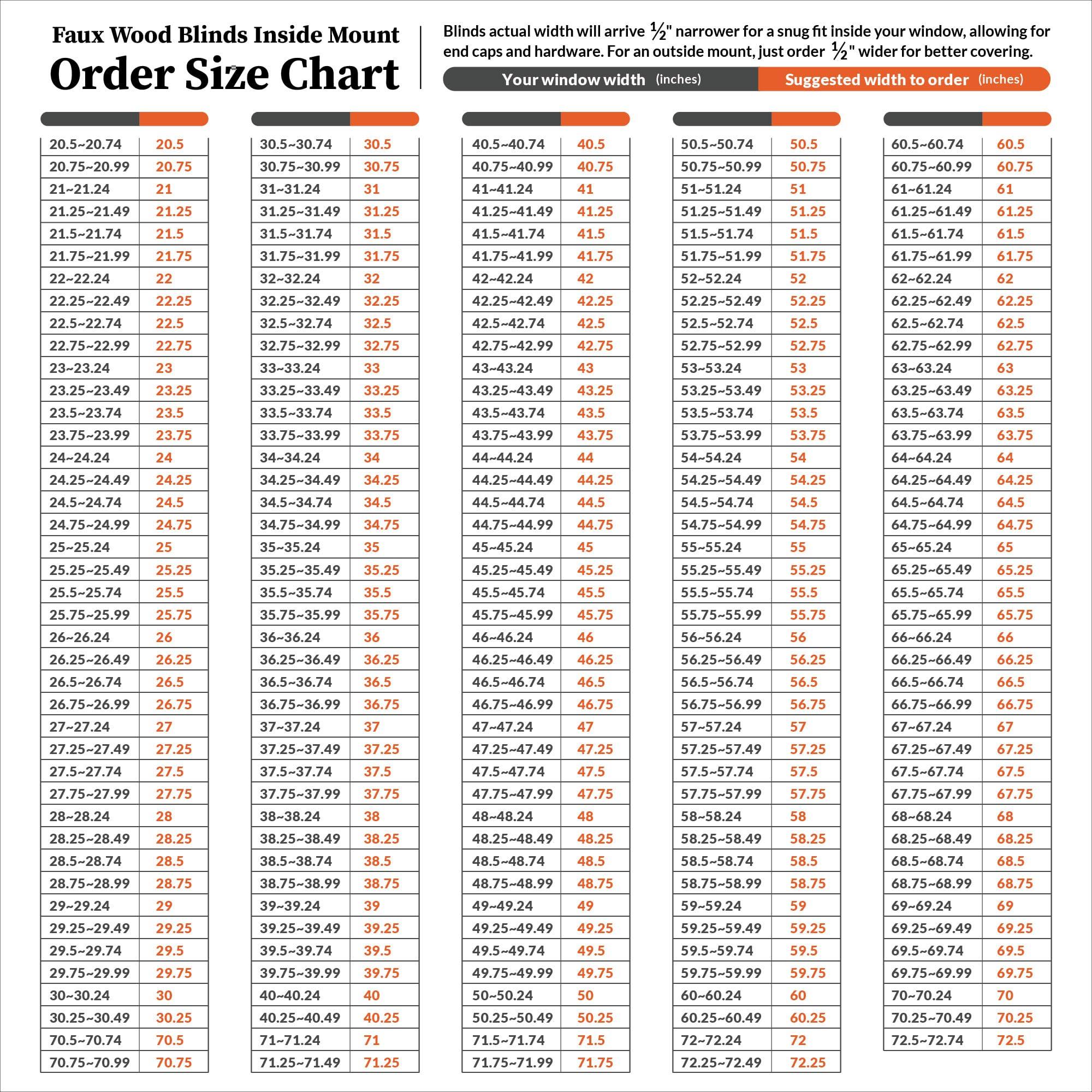 DEZ FURNISHINGS DEZ FURNISHINGS Cordless 2" Faux Wood Blind, 56.25" W x 72" H, White
