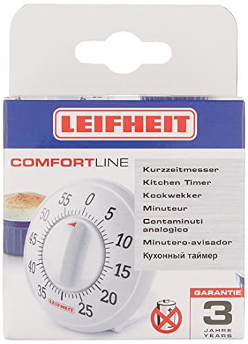 Leifheit Leifheit Comfortline Signtaure Kitchen Timer Plastic White 60 Minutes