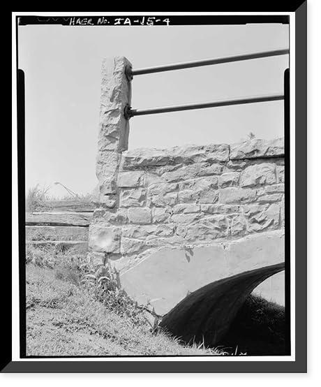 Snapshots of the Past Historic Framed Print, Melan Arch Bridge, Emma Slater Park (Moved from Dry Run Creek), Rock Rapids vicinity, Lyon County, IA - 4, 17-7/8\" x 21-7/8\"