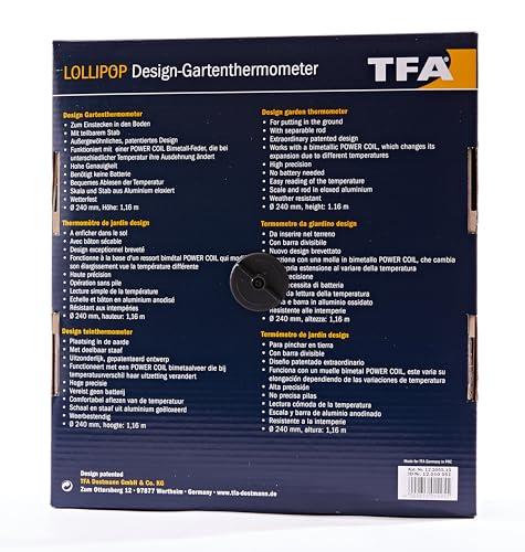 TFA-Dostmann TFA Dostmann Lollipop 12.2055.10 Analogue Garden Thermometer Weatherproof Large Digits
