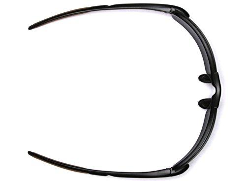 Carhartt Carhartt Spokane Lightweight Half-Frame Safety Glasses, Black Frame, Sandstone Bronze Lens