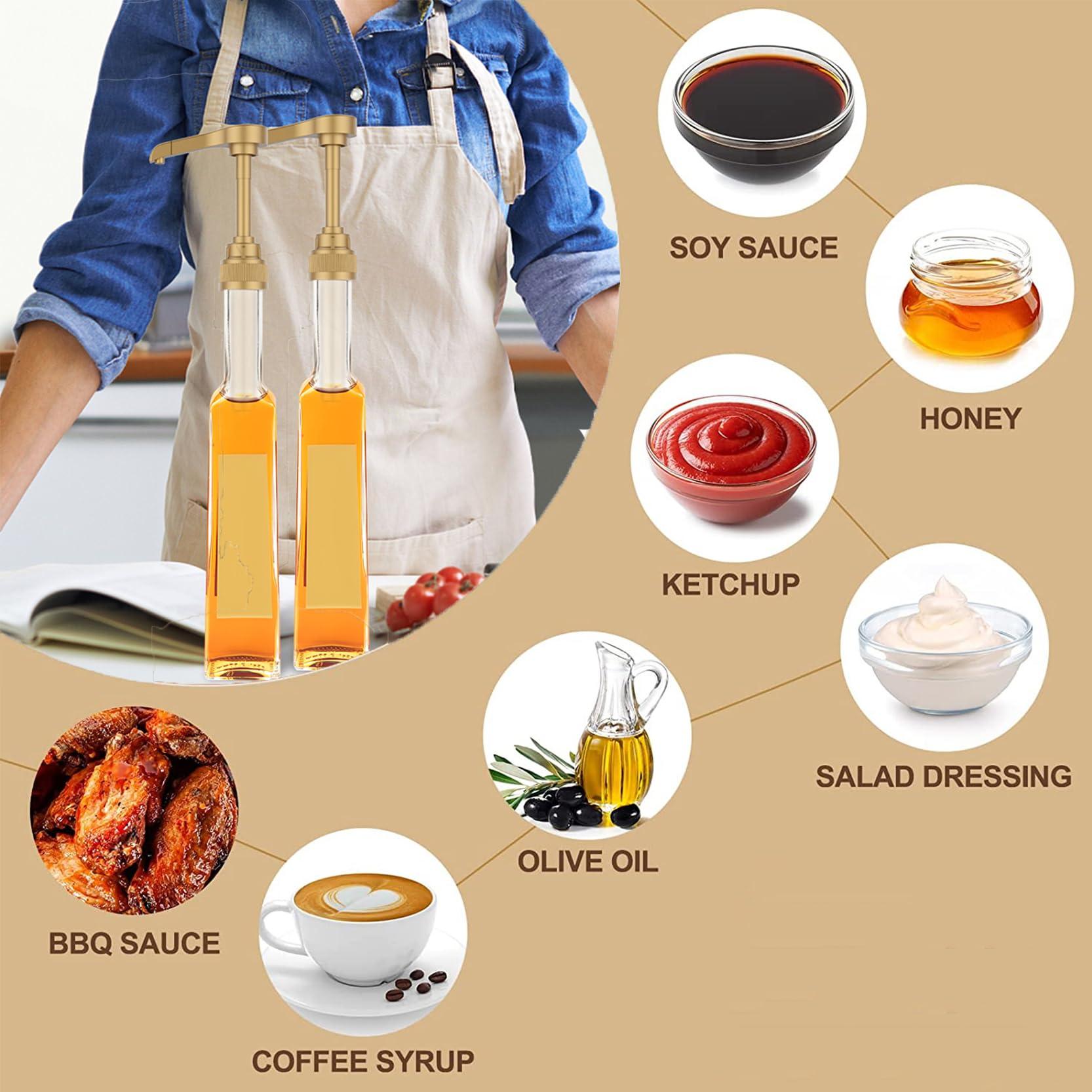 AOSWTLIF AOSWTLIF 12PCS Syrup Pump Suitable for 750ml BottlesCoffee Syrup Dispenser PumpFlavor Syrup Pump (12)