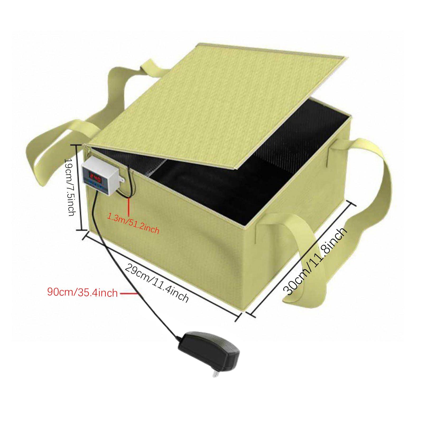 SOULAGRY SOULAGRY Dough Proofing Box, Dough Proofer with Precise Temperature Control for Baking, Proofing Box for Bread Making, Bread Proofer for Making Bread, Yogurt, Natto and Handmade Soap