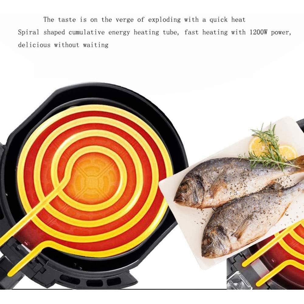AJIEYMXD AJIEYMXD Air Fryer Oven and Dual Control Temperature, Tower Air Fryer Cake Tin 2.6L,Home Multi-Function 1200W Oil-Free Electric Fryer Commemoration Day