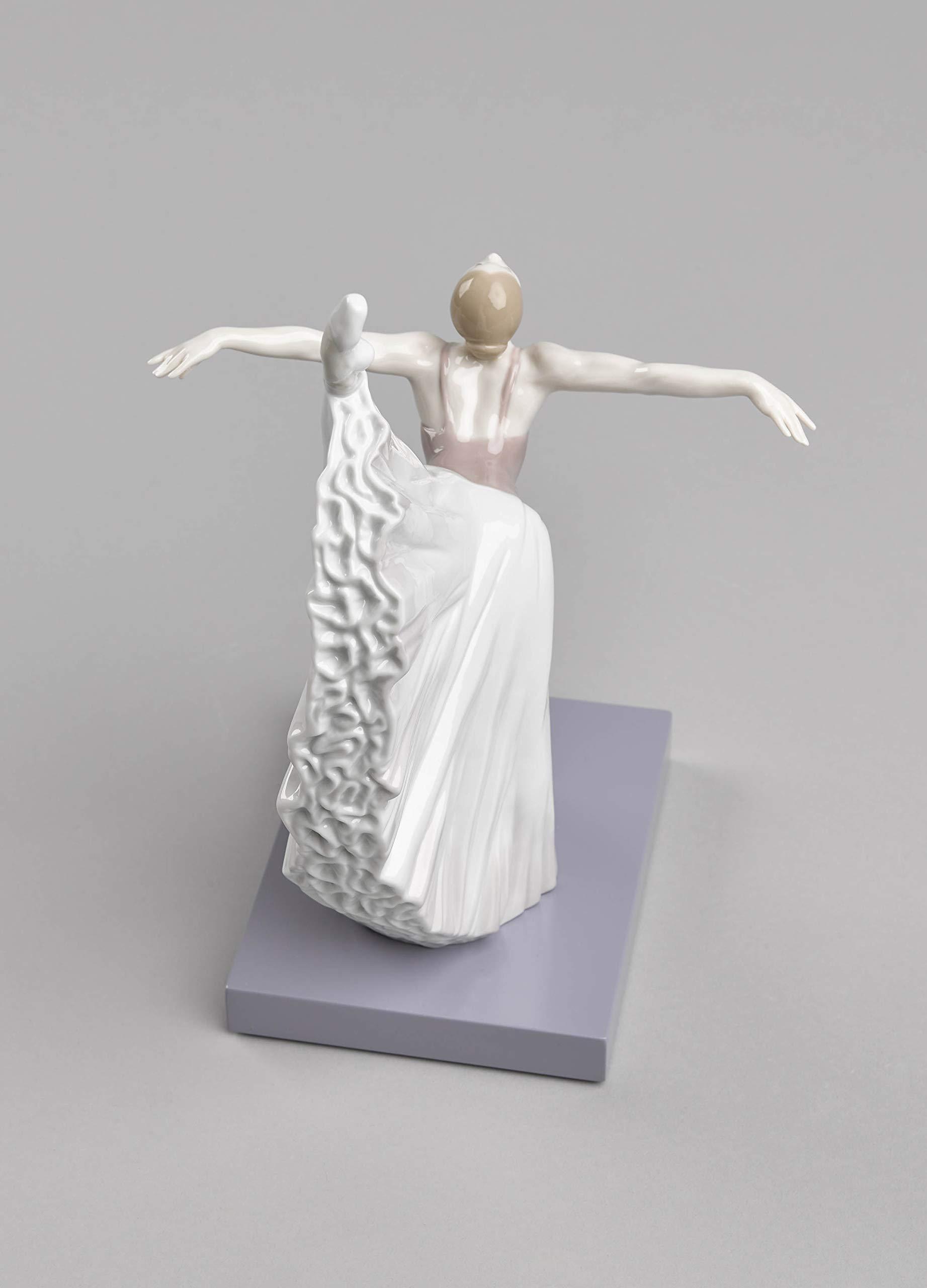 LLADR LLADR Giselle Arabesque Ballet Figurine. Porcelain Ballerina Figure.