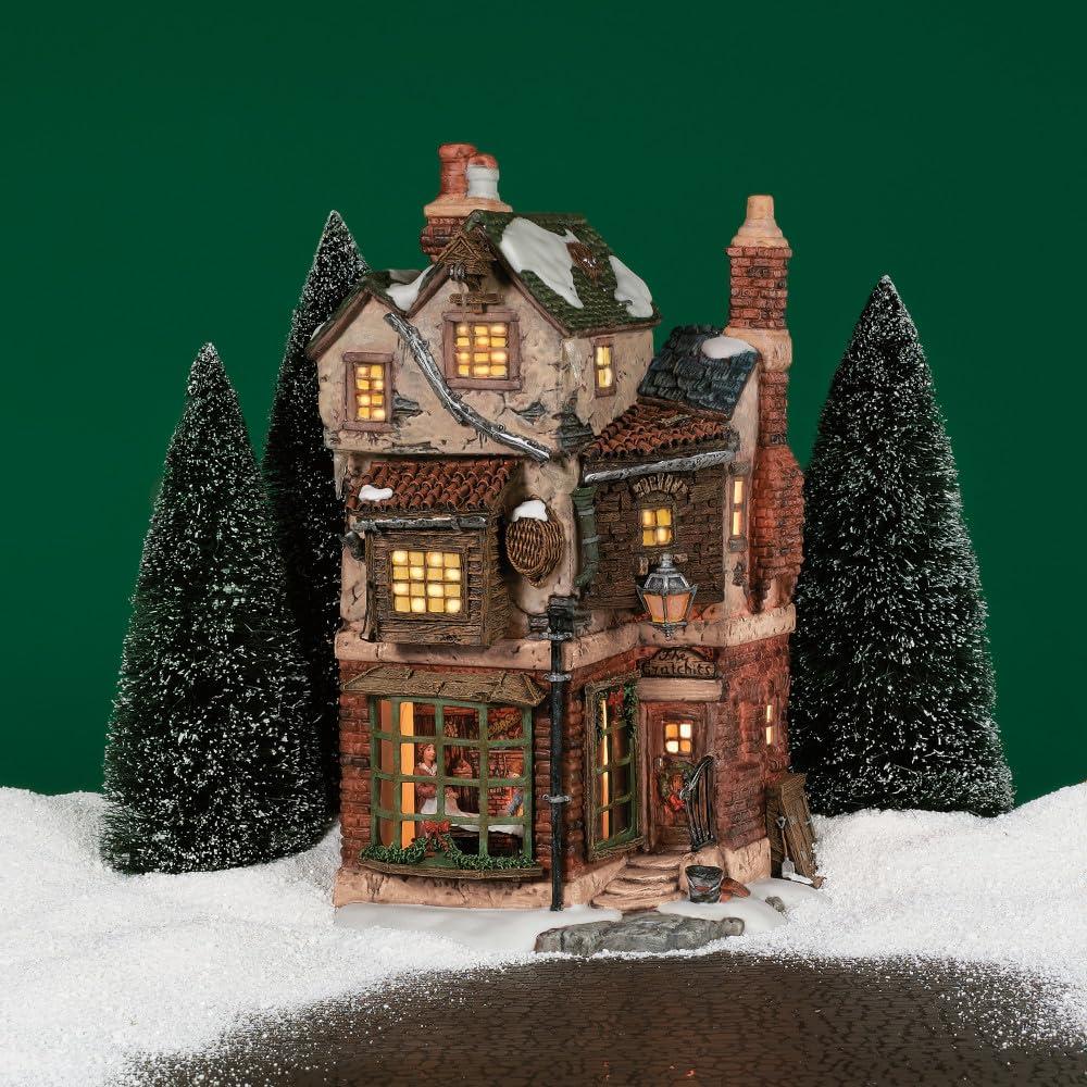 Department 56 Department 56 Dickens' Village Cratchits Corner Lit Building Multicolor, 9.5 Inch