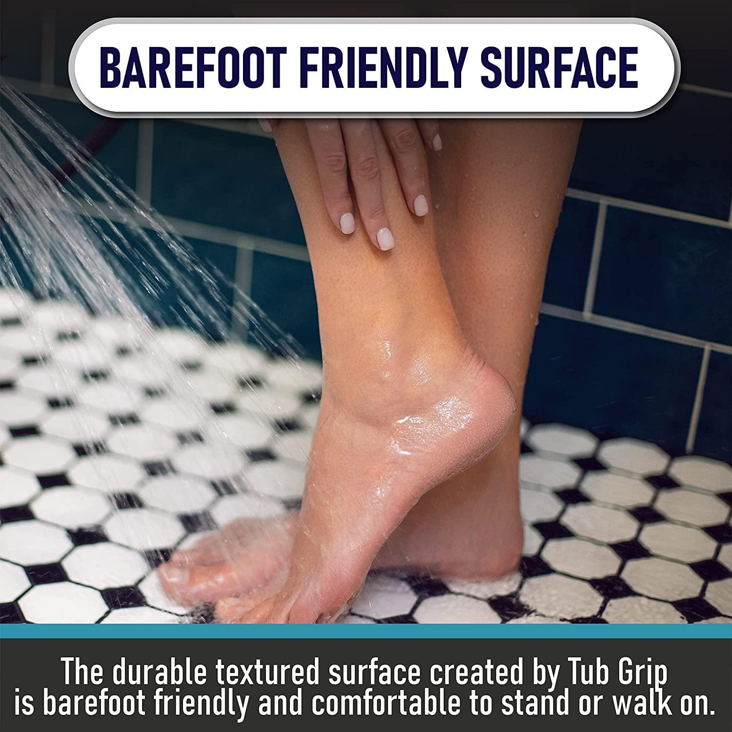 Slip Doctors Anti-Slip Bath & Shower Floor Solutions (2 Bottles) Tub Grip Barefoot Friendly Non-Slip Coating Fixes Slippery Fiberglass & Acrylic Showers & Tubs