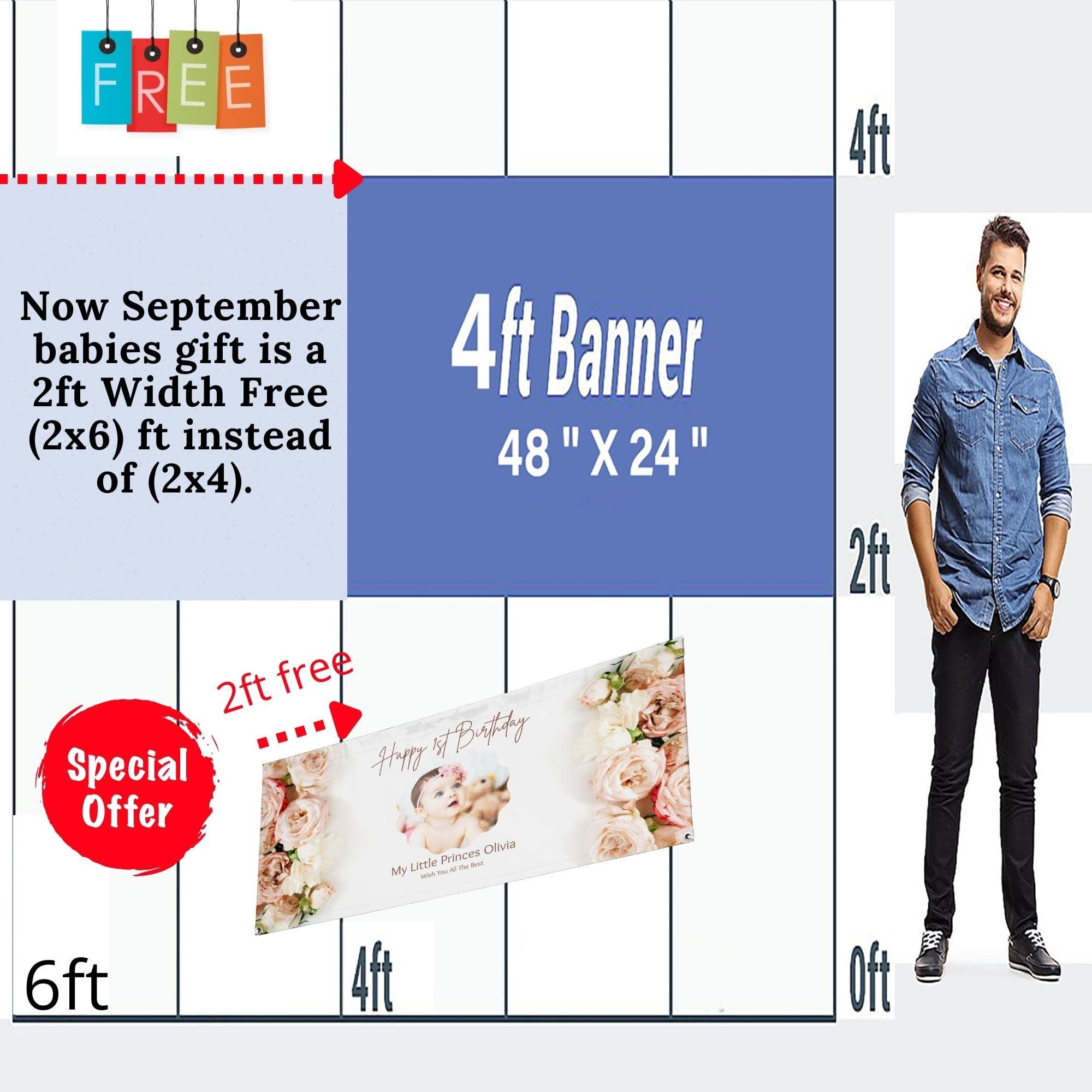 NICE MEMORY Custom Happy Birthday Vinyl Banner Sign, Personalized Party Backdrop, Gift, and Decoration - From NiceMemoryLLC. (Style-21)