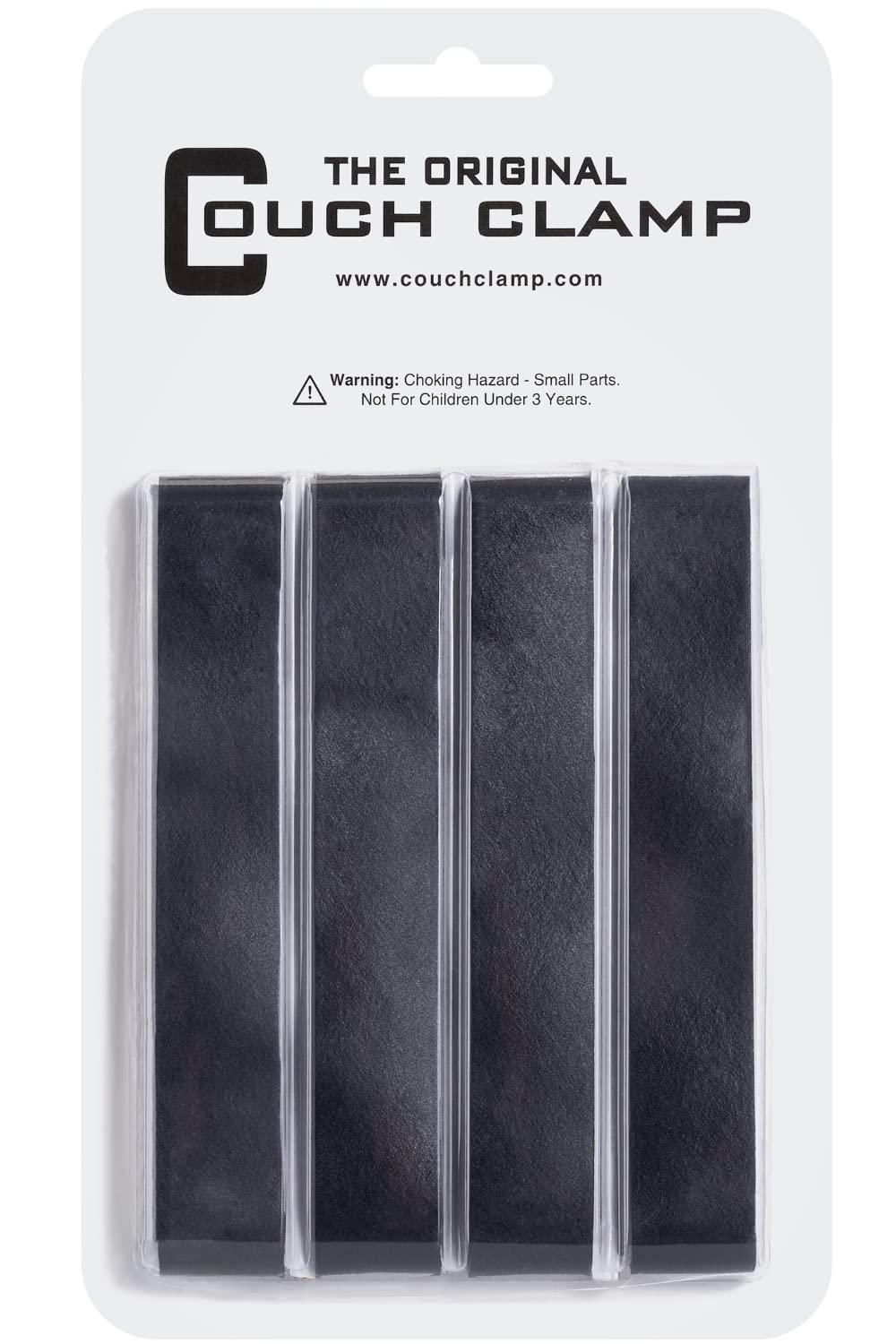 Couch Clamp Couch Clamp Sectional Sofa Connectors (4 Pack) - Keep Sofa Cushions From Sliding & Gaps, Easy Install Straps & No Tools Required. Universal Fit Ideal for 3 Piece Modular Sofa - Prevent Floor Scratches