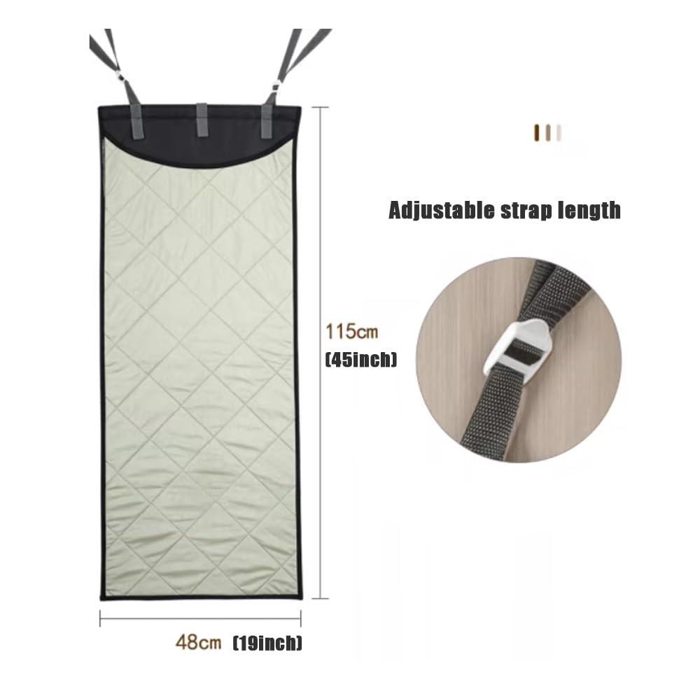 BERWDUXA BERWDUXA Over The Door Steamboard Press Pad, Vertical Hanging Clothes Ironing Board, for Handheld Steamer, Foldable Heat Resistant Clothing Care Steam Pad, with Glove(Pad)