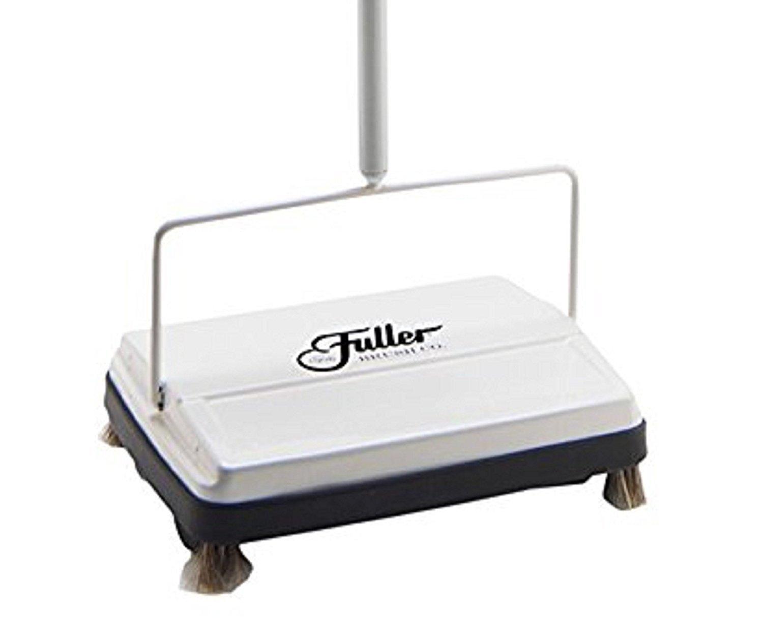 Fuller Brush Fuller Brush 17028 Electrostatic Carpet & Floor Sweeper - 9" Cleaning Path - Lightweight - Ideal for Crumby Messes - Works On Carpets & Hard Floor Surfaces - Bright White