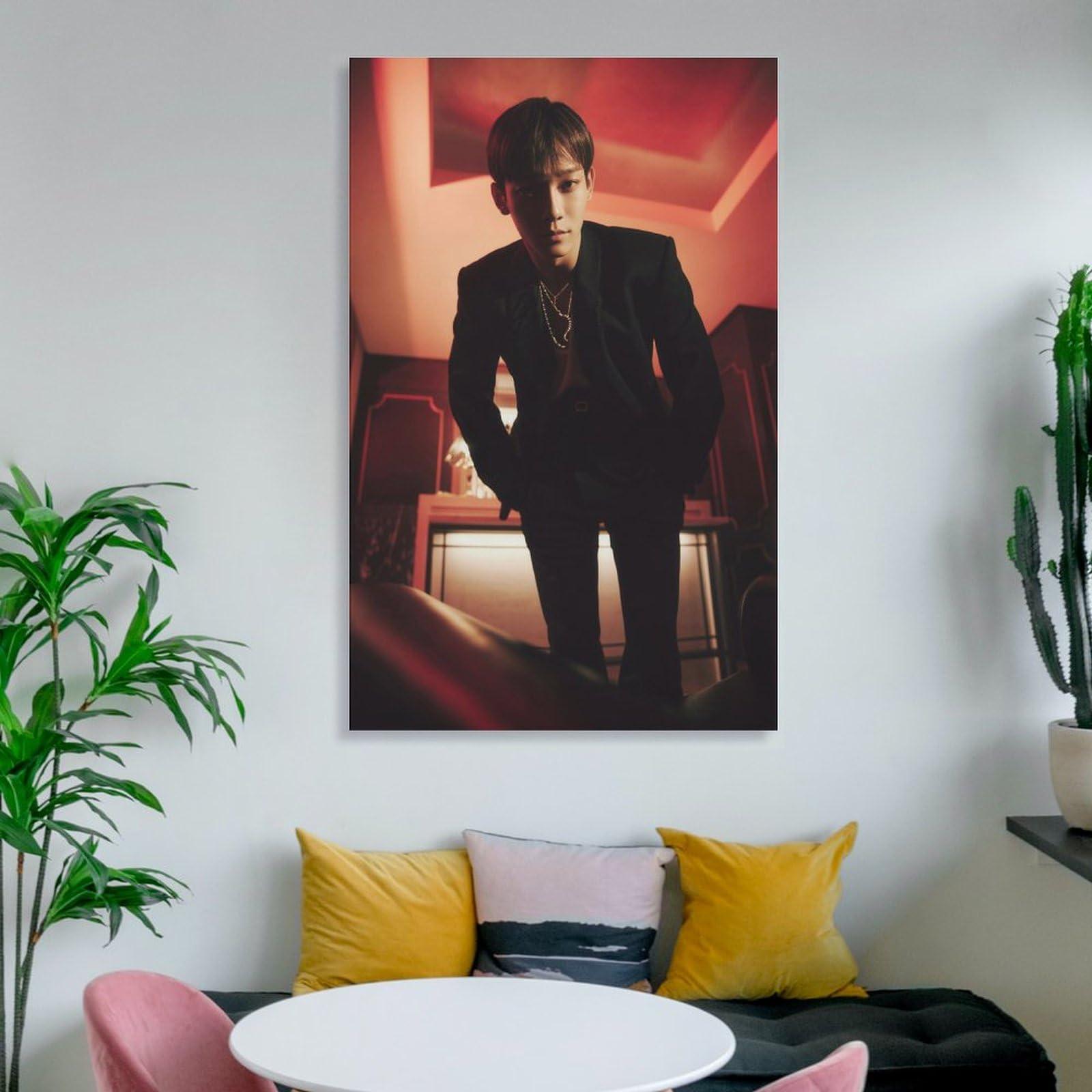 Generic Generic CHEN EXO EXIST Cream Soda Music KPOP ARTIST ALBUM COVER Canvas Poster Bedroom Decor Sports Landscape Office Room Decor Poster Gift 12x18inch(30x45cm), Unframe-style