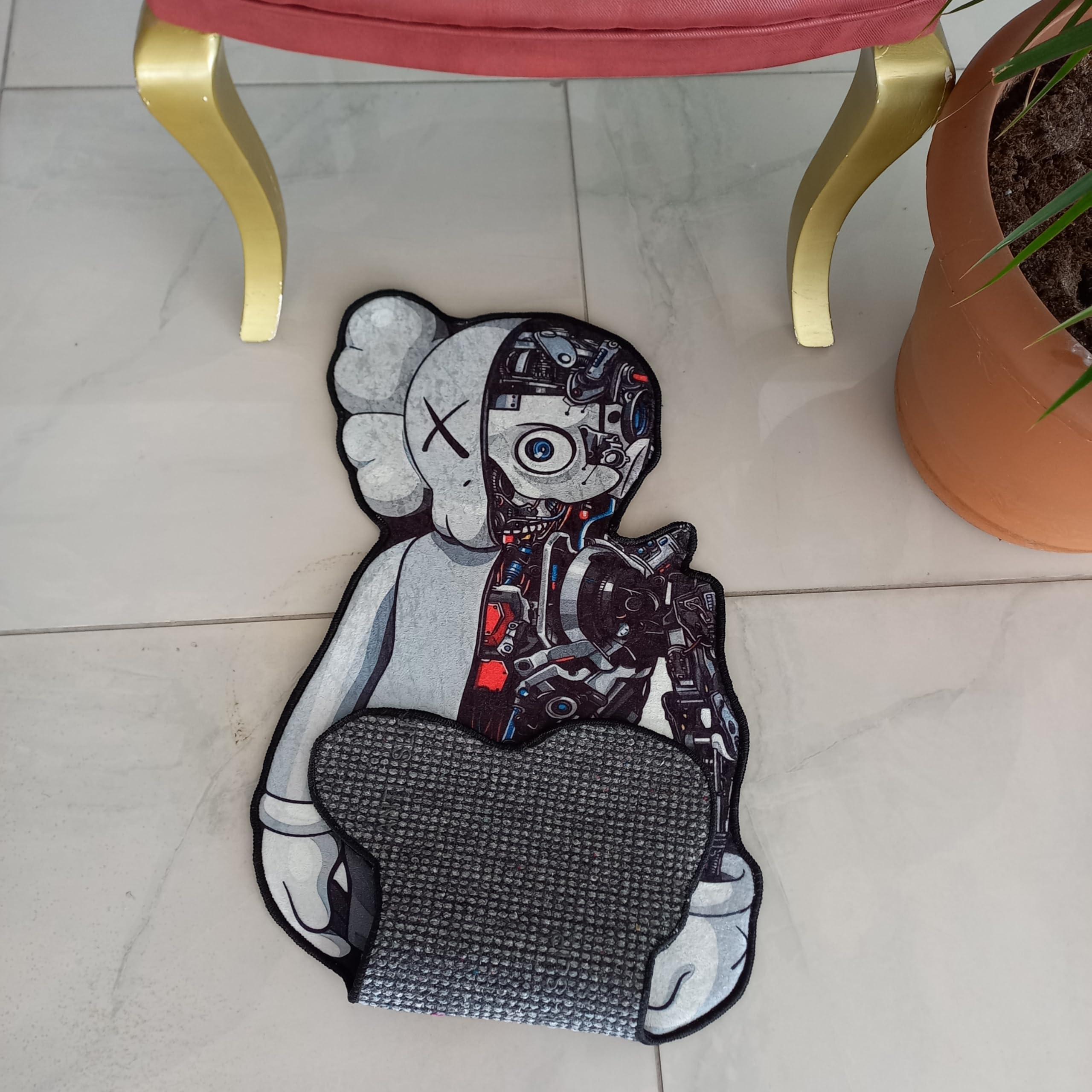 Rugendary Rugendary Ka-ws Rug Popular Hypebeast Room Decor Unique Design Sneakerhead Carpet Nonslip Backing Street Art Mat Machine Washable Cool Rug (Hypebeast-9, 2.5x5.2 ft. (Flat))