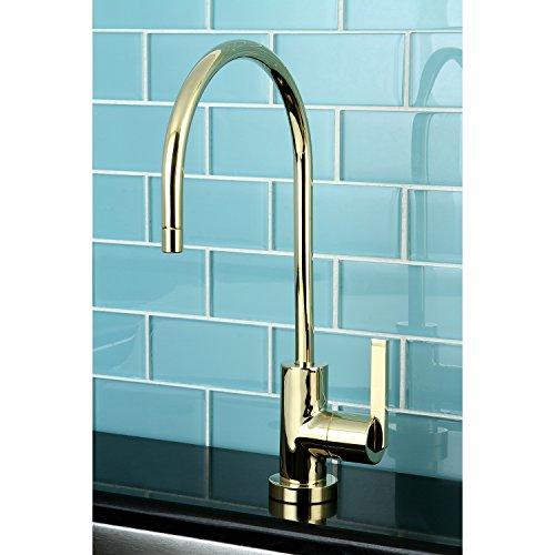 Kingston Brass Kingston Brass KS8192CTL Continental Water Filtration Faucet, 5-3/4 inch in Spout Reach, Polished Brass