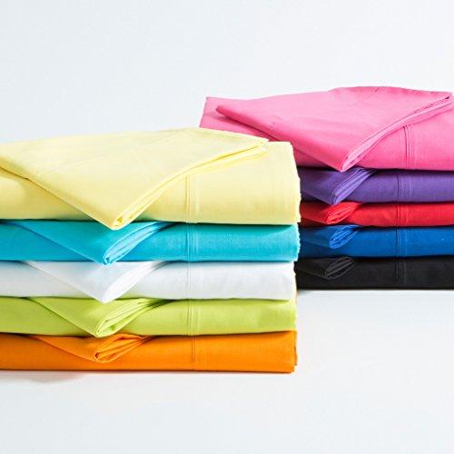 Impression by Home Collection Impression by Home Collection 400 Thread Count 100% Egyptian Cotton Rich 4-Piece Bed Sheet Set (Fitted Sheet +9 inch Deep Pocket) Twin Extra Long ,Sky Blue Solid