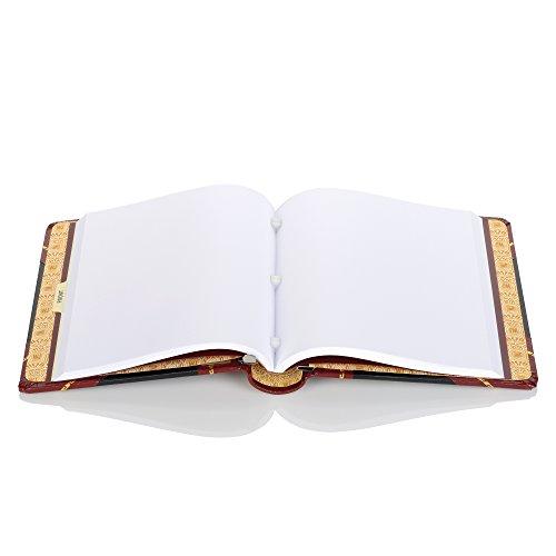 Wilson Jones Wilson Jones Minute Book, Binder Only, Letter Size, 500 Page Capacity, Imitation Leather, Red and Black (W397-15)