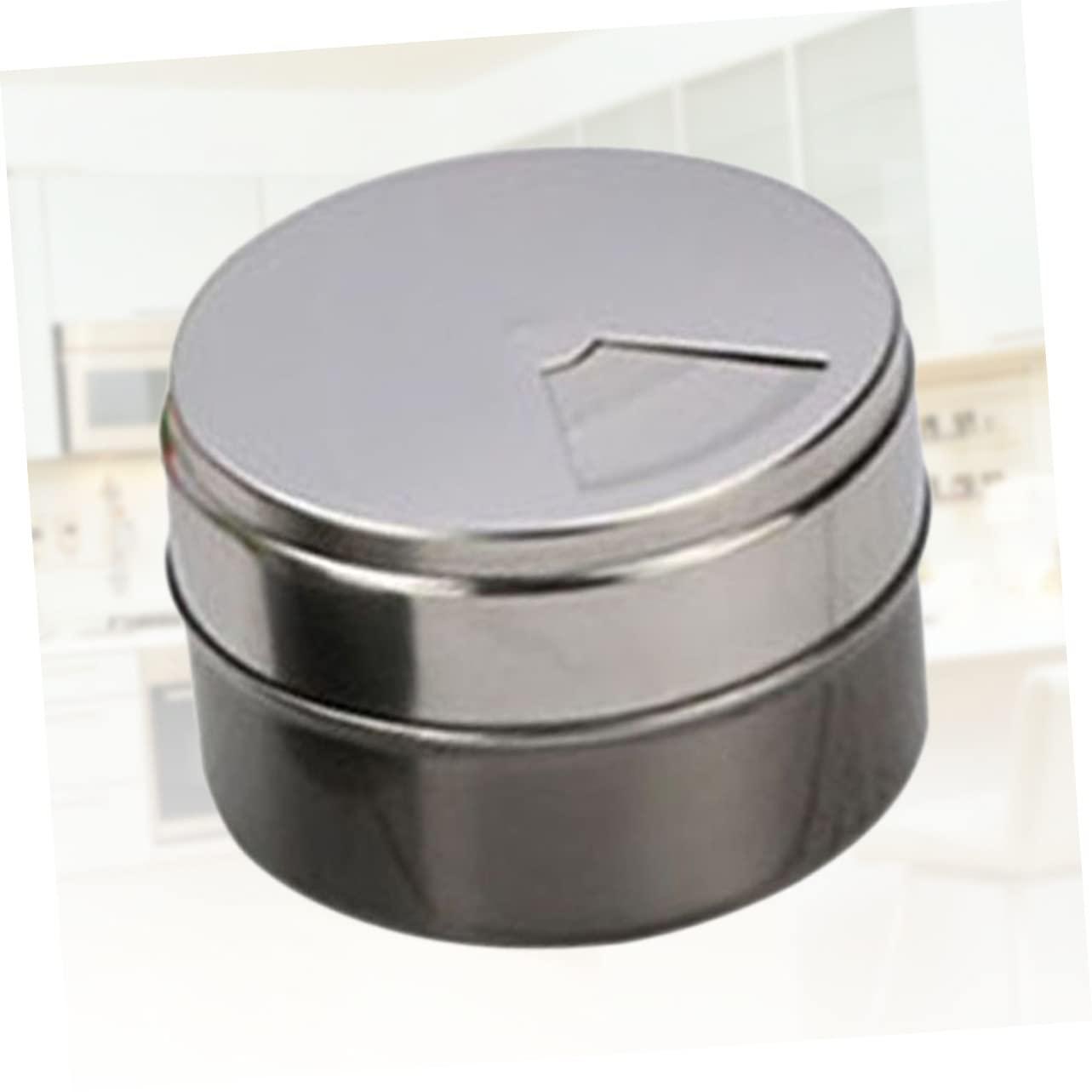 LABRIMP LABRIMP Spice Organizer Magnetic Spice Jar Rack Condiment Container Seasoning Holder Grey