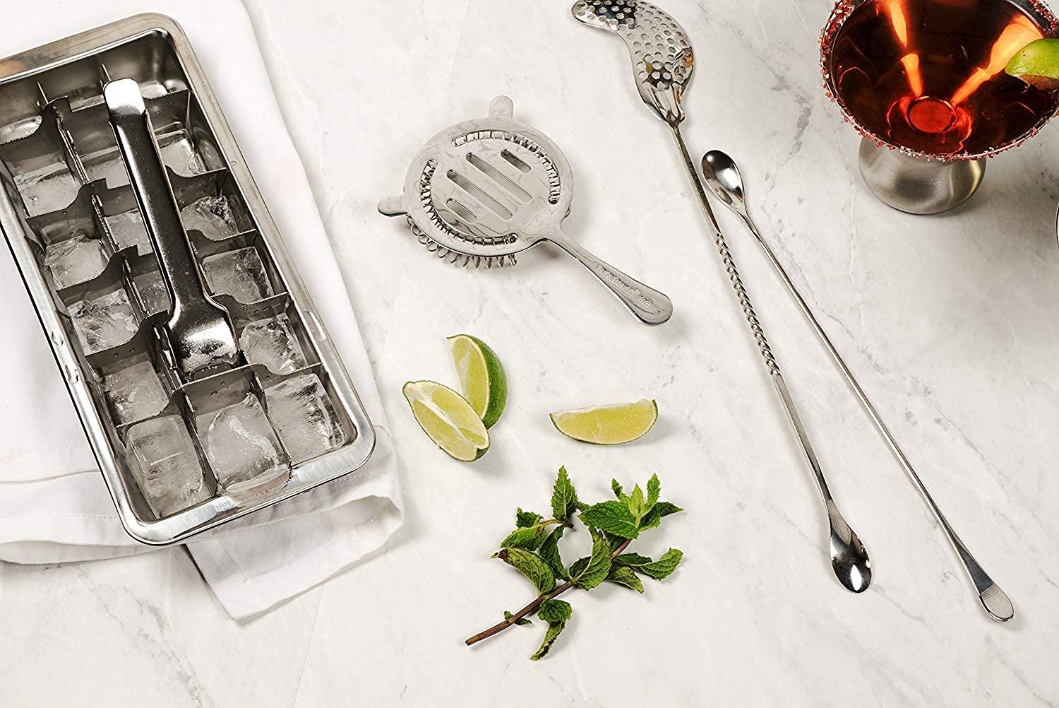 Onyx Onyx 18/8 Stainless Steel # ICE001 18 Slot Ice Cube Tray