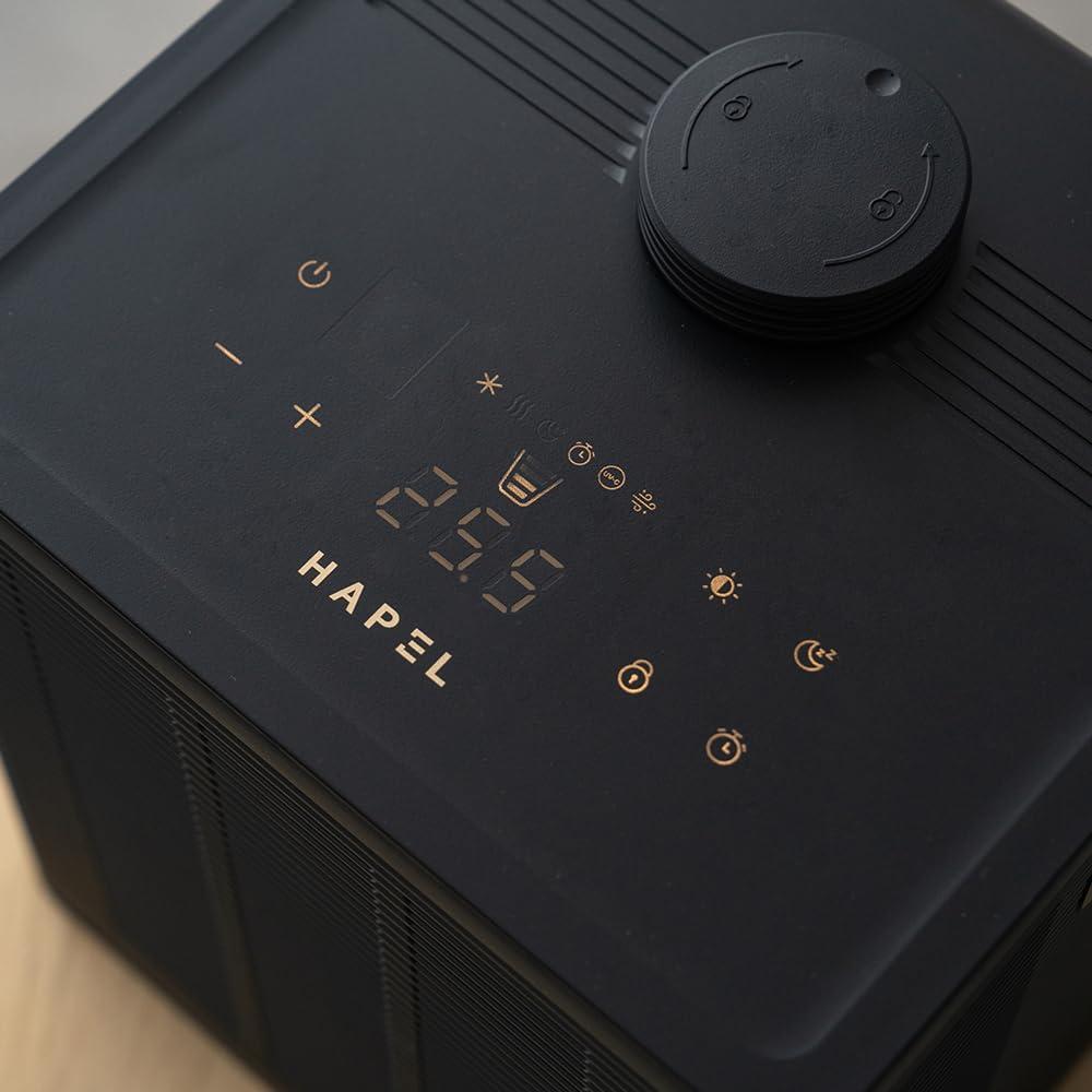 ZIOSTAND HAPEL Sleep Care Cooling & Heating Mattress Pad with Air Filtration & UV Technology 4 Season Use Energy Efficient Ideal for Comfortable Sleep Fits Single - Black