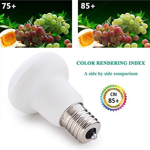 YMAM.LIGHT R14 E17 LED Bulb, 3W(25 Watt Incandescent Equivalent), 2700K Warm White Not-Dimmable Intermediate Base Led Light Bulb, 120V, 4 Pack