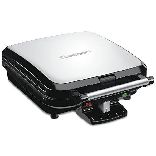 Cuisinart CUISINART 4-Slice Belgian Waffle Maker, Stainless Steel, Silver - WAF-150C