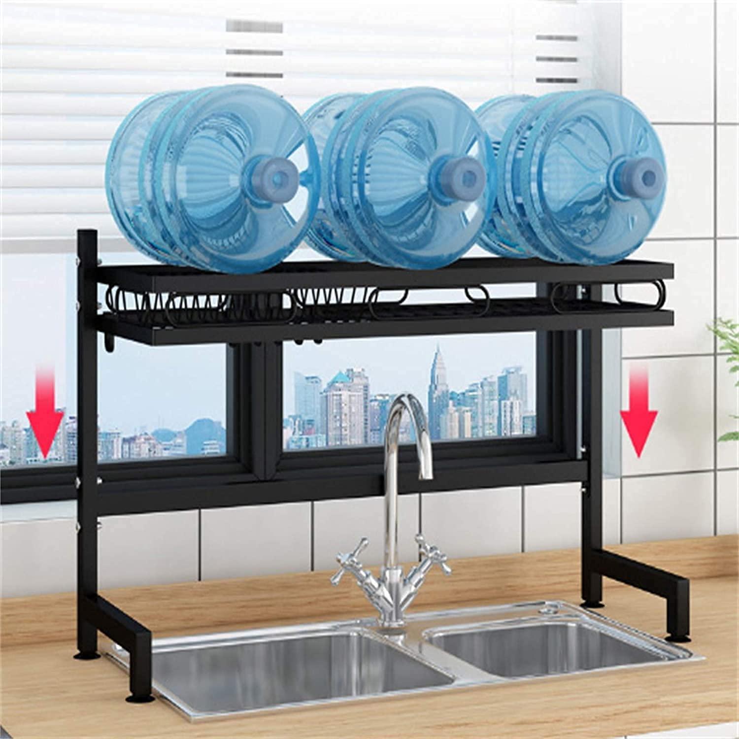 FGDSEEEKJUFHH Dish Drying Rack Dish Drainer Over The Sink Dish Drying Rack Stainless Steel Over Sink Dish Drainer Kitchen Countertop Supplies Storage Dish Rack