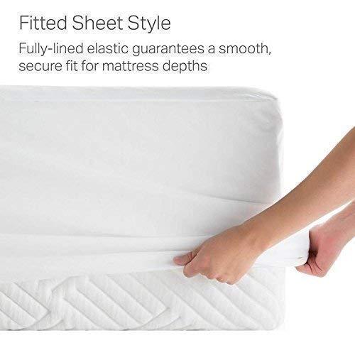 Ashley Mills Ashley Mills 100% Egyptian Cotton 4Pcs Sheets Set Full 800 Thread Count 18\" Deep Pocket Luxury Super Soft Hotel Class Full Size Bed Sheets - White Stripe