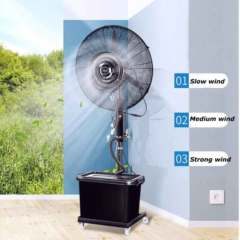 Pealihuy Pealihuy 26"/30" Misting Fan Metal Oscillating Commercial High-Velocity Outdoor indoor Mist Fan Black Industrial Cool,Cooling Fans