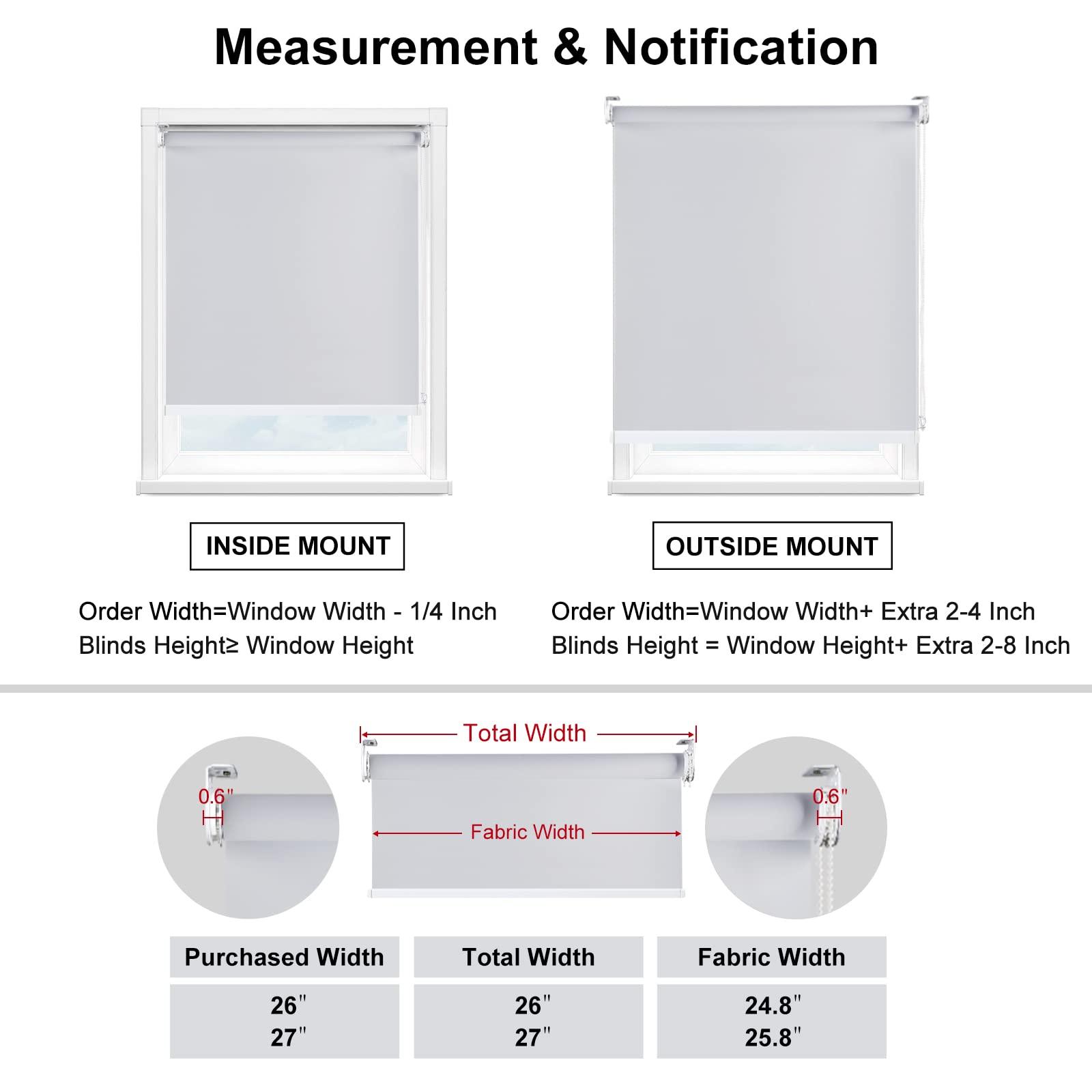 Didoya Didoya Outdoor Roller Shades,100% Blackout UV Protection Window Blinds for Patio,Doors,Windows,UV Protection Fabric,Easy to Install,77" W x 96" H,Apricot