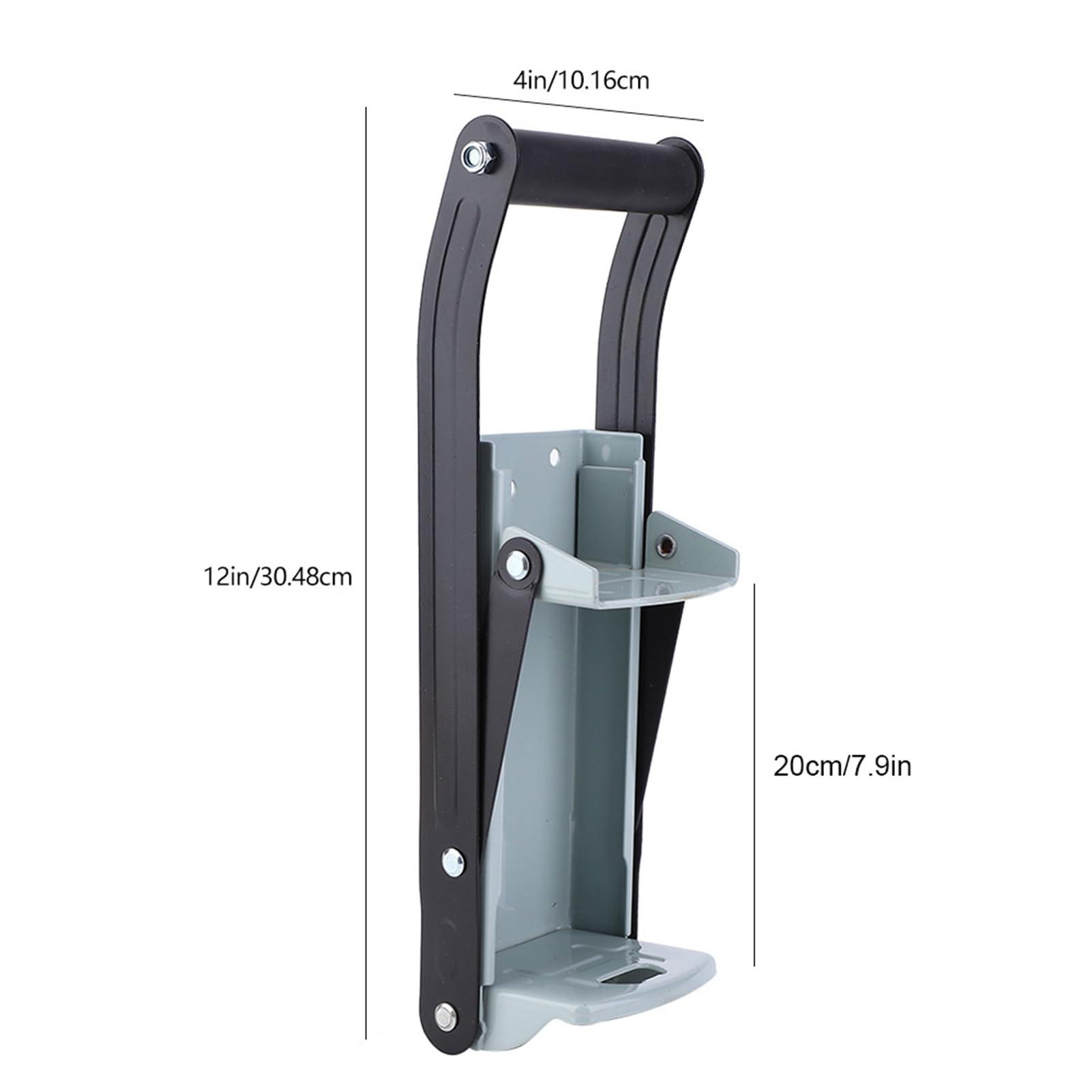 ZJchao 12oz Wall Mounted Can Crusher for Industrial Supplies Easy Handle Space Saving Fast Recycling with Iron Hardware for Spraying Plastics