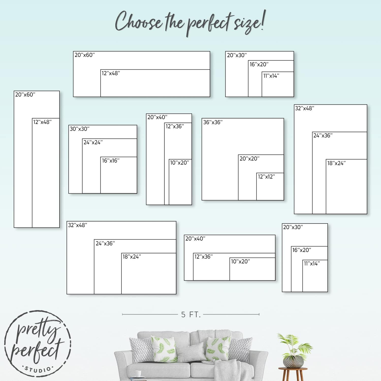 Pretty Perfect Studio Pretty Perfect Studio Custom Quote Wall Art is Personalized 24\"x36\"