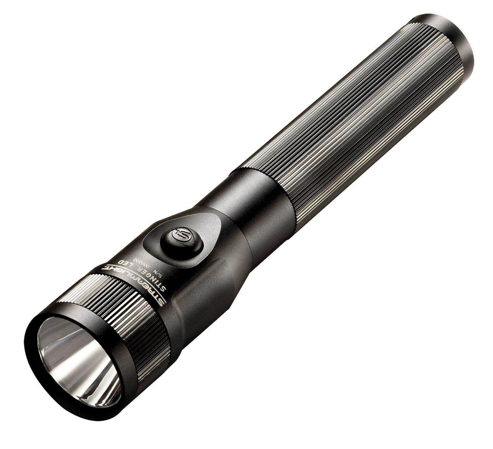 Streamlight Streamlight 75712 Stinger 425-Lumen LED Bright Rechargeable Handheld Flashlight with 12V DC Charger, Black
