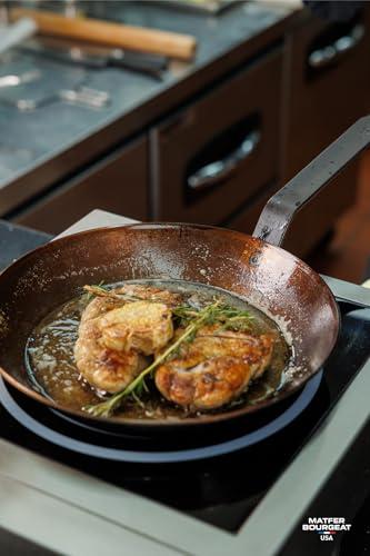 Matfer Matfer Bourgeat Black Carbon Steel Frying Pan, 11 3/4\"