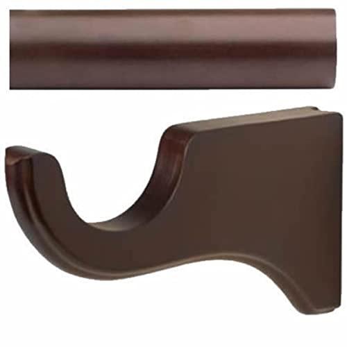 Kirsch Kirsch Wood Trends Classics 3 1/2\" Return Center Bracket for 1 3/8\" pole, Mahogany (MPN# 5611EG083)