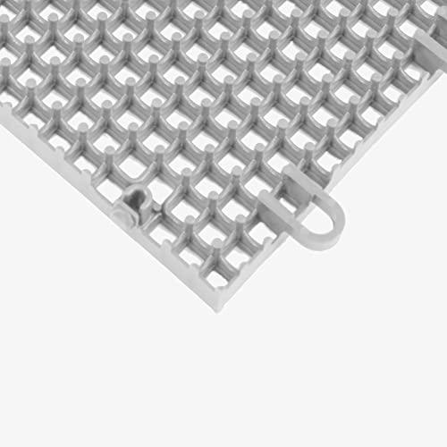 IncStores IncStores 5/8 Inch Thick Outdoor Basketball Court Flooring | Build The Ultimate Space for Basketball, Tennis, and More with Weatherproof Plastic Floor Tiles | Graphite, 1 Tile