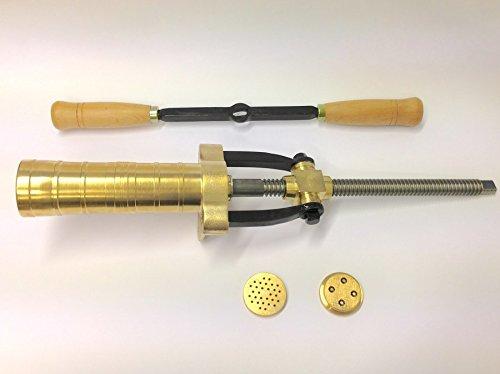 Bottene Torchio Bigolaro Hand Press Pasta Maker with Four Dies Included