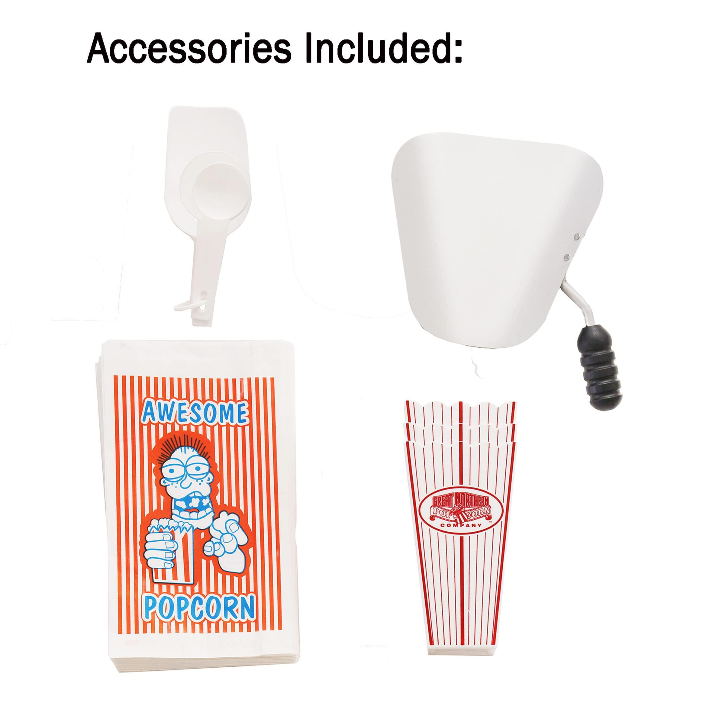 Great Northern Popcorn Superior Popcorn Hot and Fresh Popcorn Machine - Black, 8 Ounces