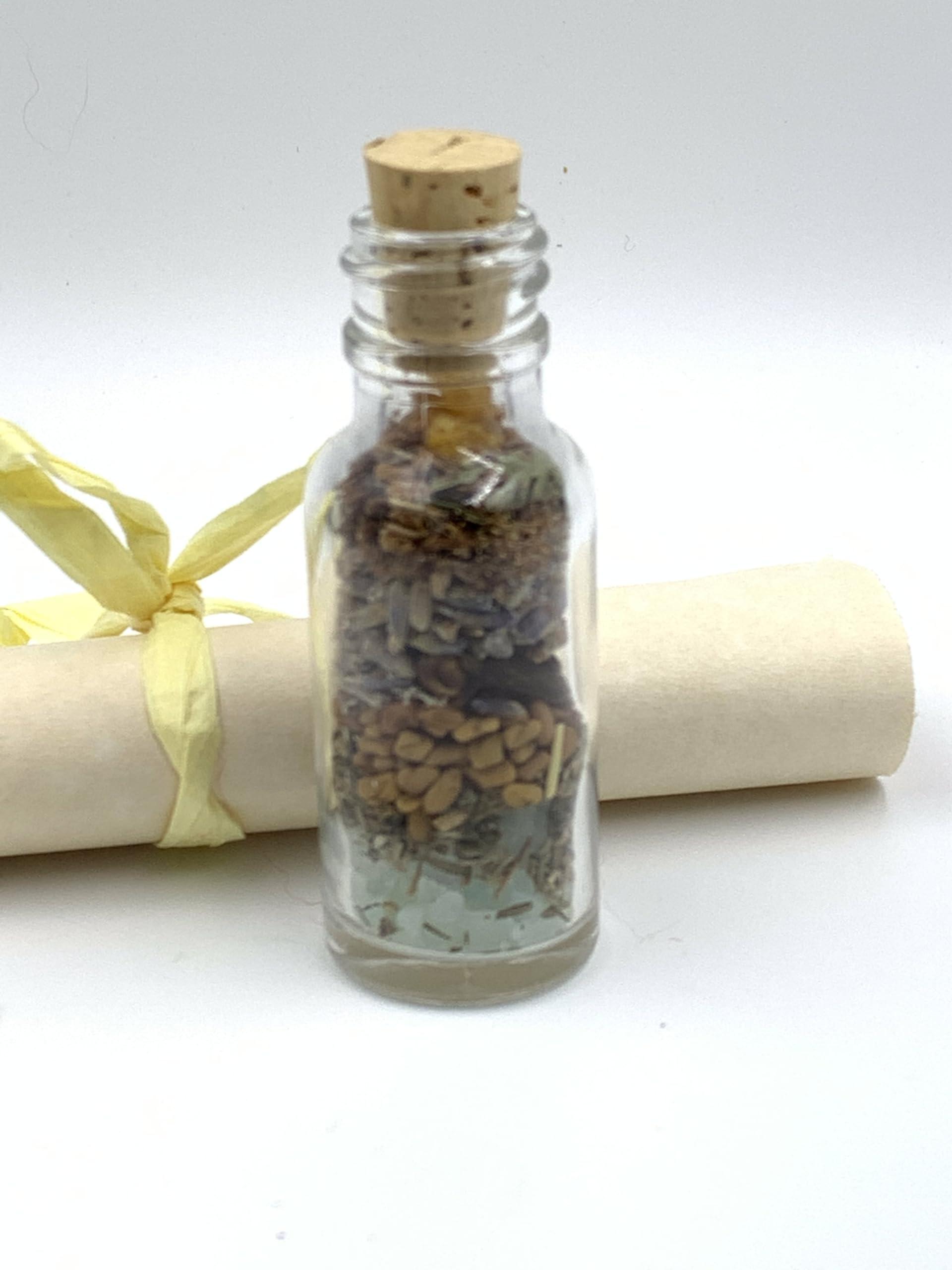 HomeLoft Basics HomeLoft Basics Good Luck & Prosperity Wishing Bottle Spell/Handmade by Best Spells Magick/Wicca Hoodoo Pagan Magick, Natural